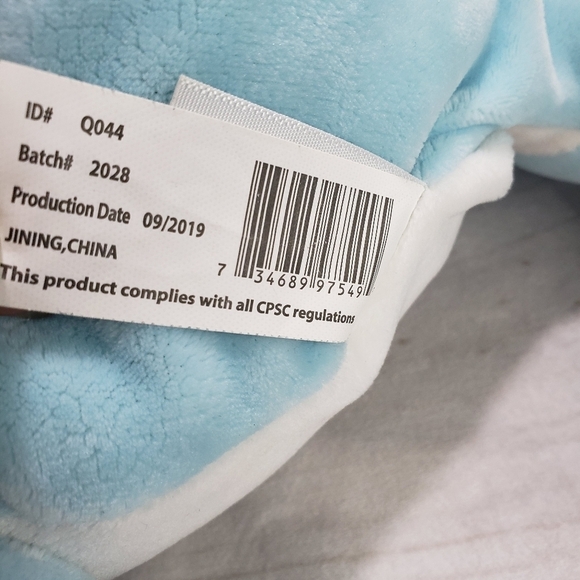 Squishmallows Blue Narwhal Whale Rainbow Horn Plush Toy 17 Inch 2019 - Picture 10 of 11